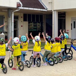 【イベントレポート】デンマーク式自転車教室in百舌鳥こども園